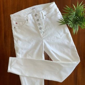 Hudson Jeans Barbara High Rise With Button-Front